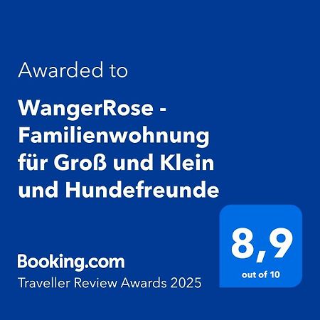 Wangerrose - Familienwohnung Fuer Gross Und Klein Und Hundefreunde فانجر أوخه المظهر الخارجي الصورة